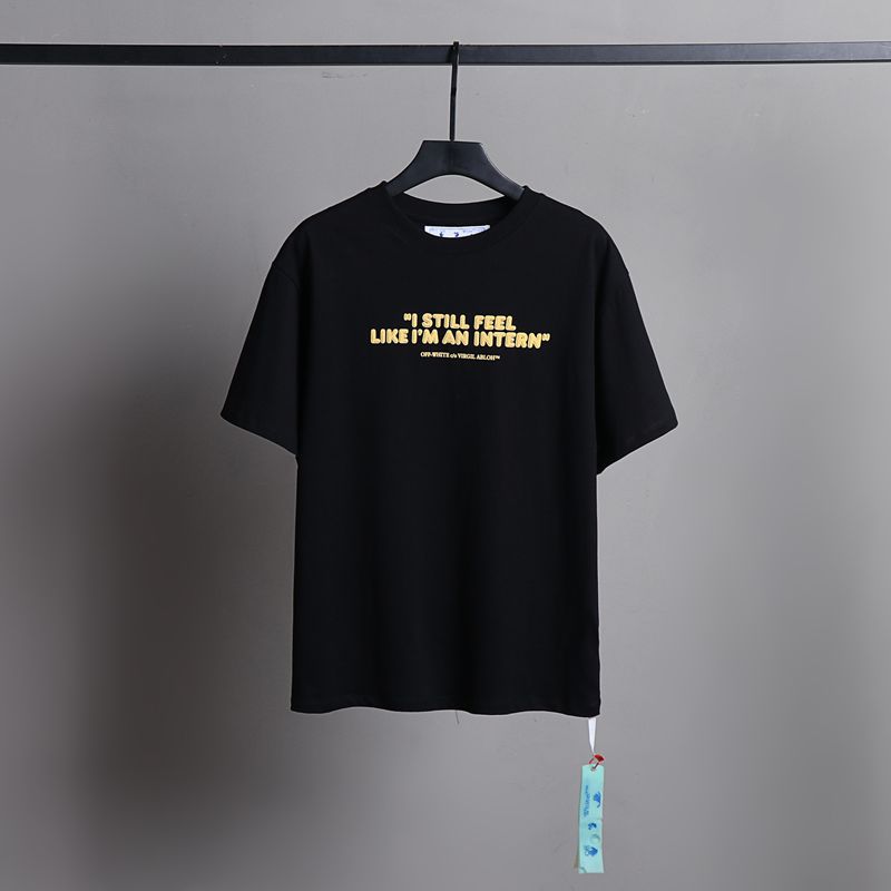 Off-white Men's and Women's Short-sleeved T-shirts