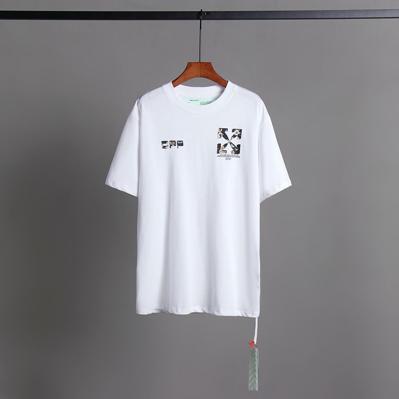 Off-white Men's and Women's Short-sleeved T-shirts