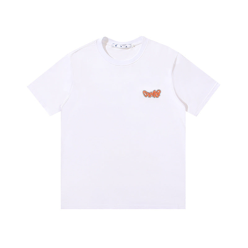 Off-white Men's and Women's Short-sleeved T-shirts