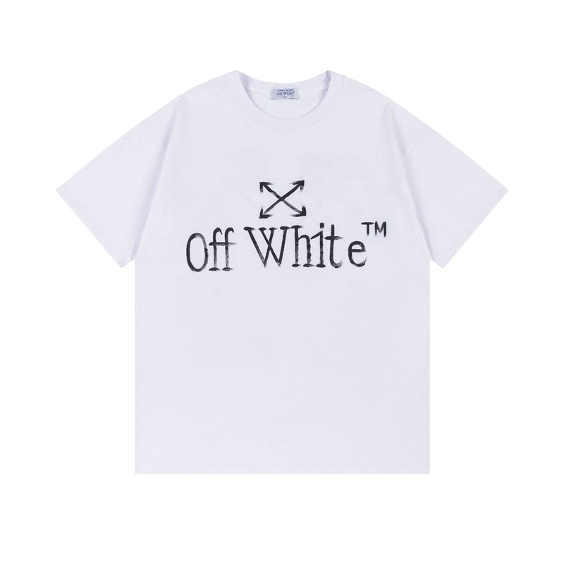 Off-white Men's and Women's Short-sleeved T-shirts