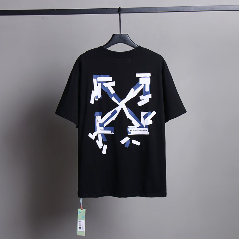 Off-white Men's and Women's Short-sleeved T-shirts