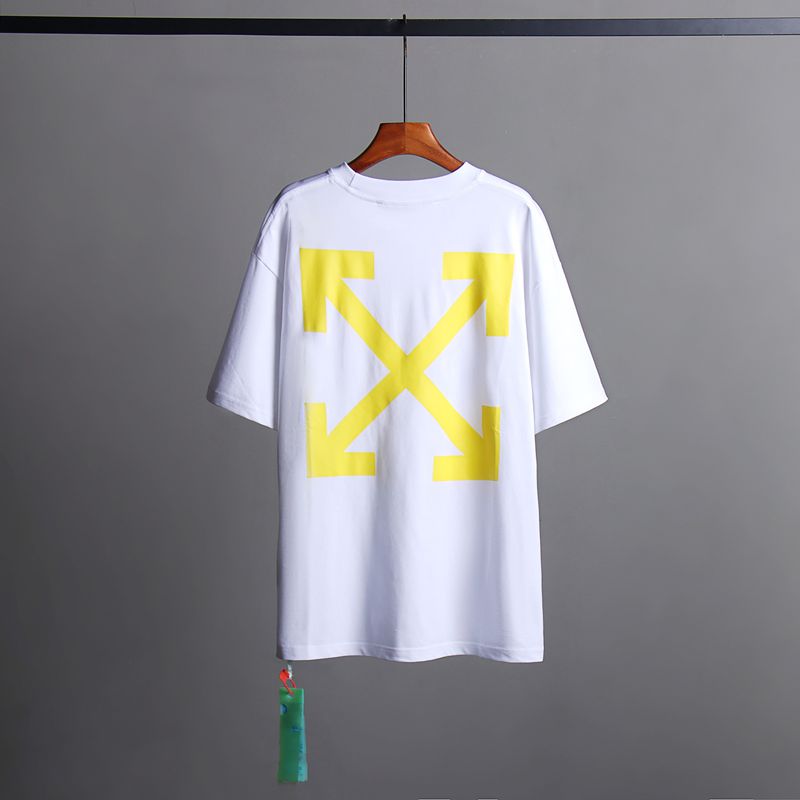 Off-white Men's and Women's Short-sleeved T-shirts