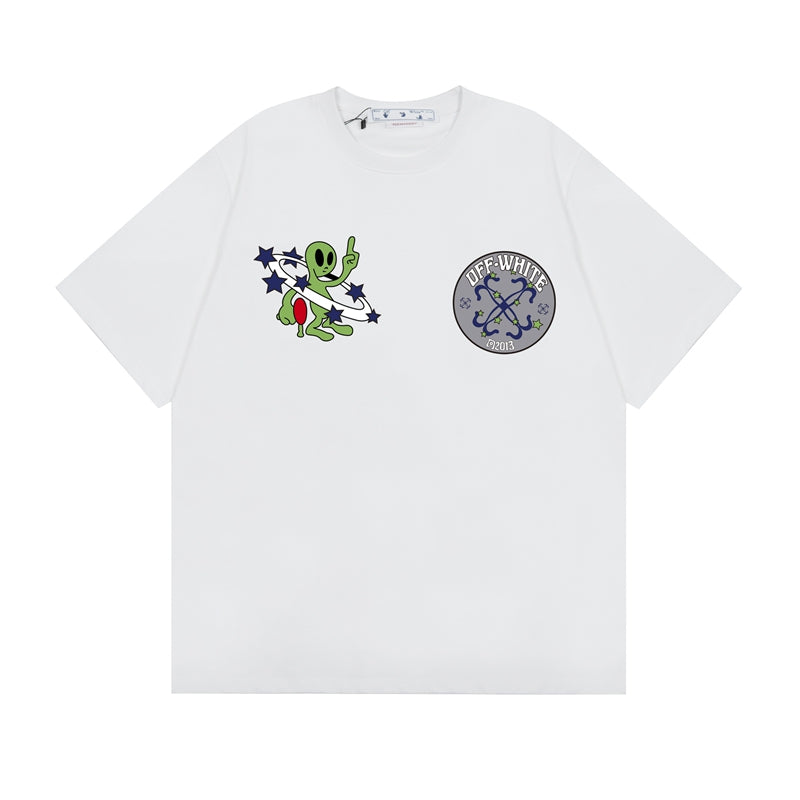 Off-white Men's and Women's Short-sleeved T-shirts