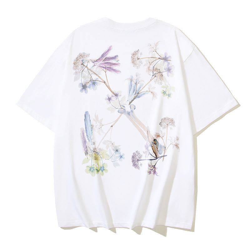 Off-white Men's and Women's Short-sleeved T-shirts