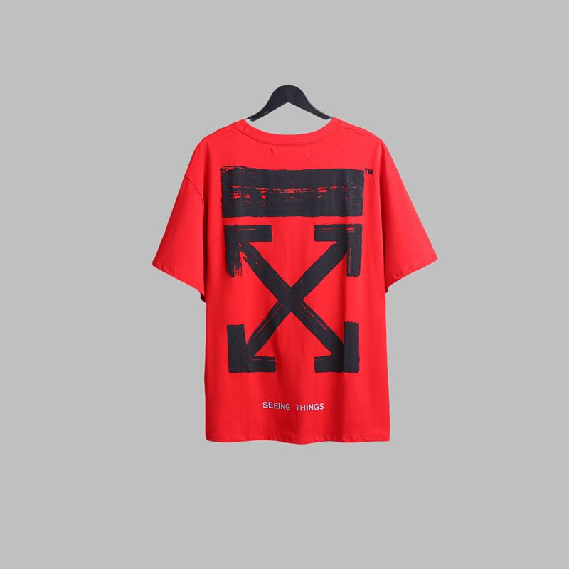 Off-white Men's and Women's Short-sleeved T-shirts