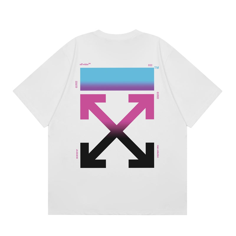 Off-white Men's and Women's Short-sleeved T-shirts