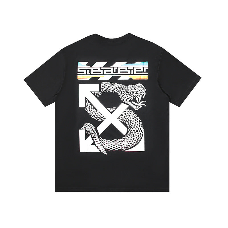 Off-white Men's and Women's Short-sleeved T-shirts