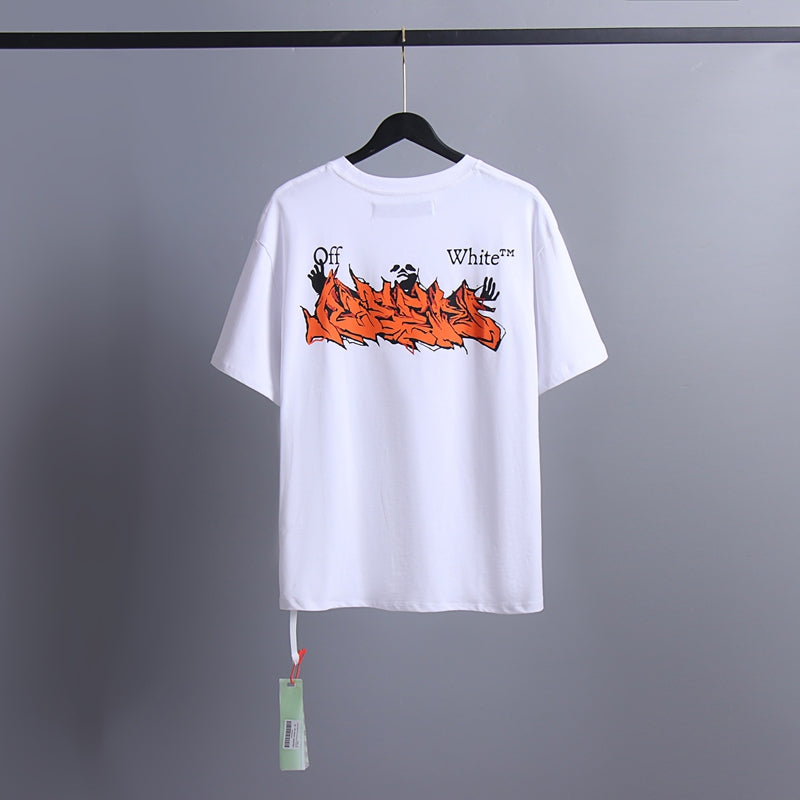 Off-white Men's and Women's Short-sleeved T-shirts