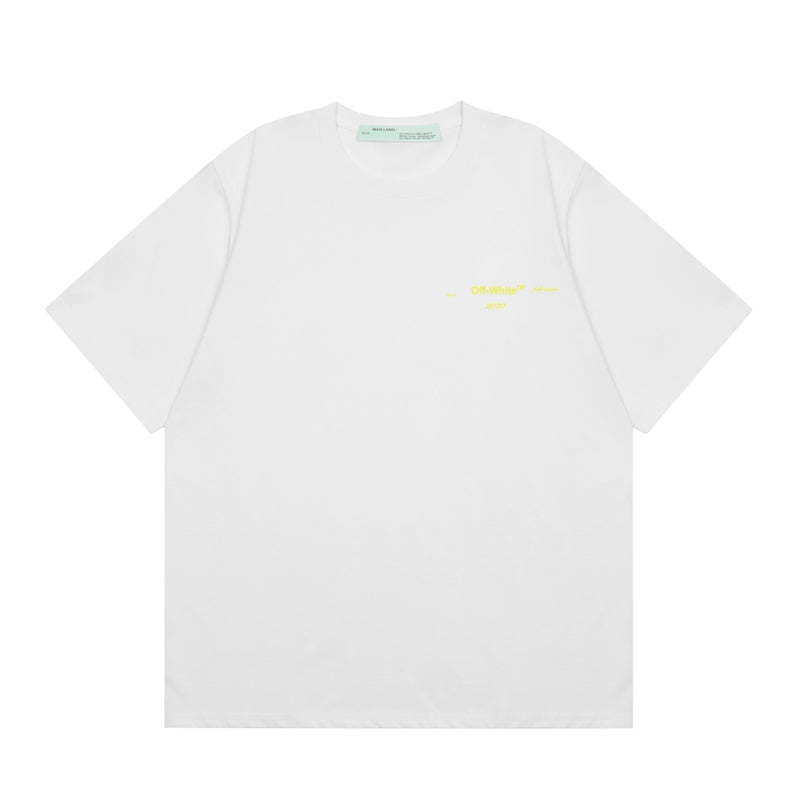 Off-white Men's and Women's Short-sleeved T-shirts