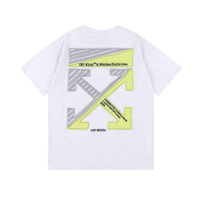 Off-white Men's and Women's Short-sleeved T-shirts