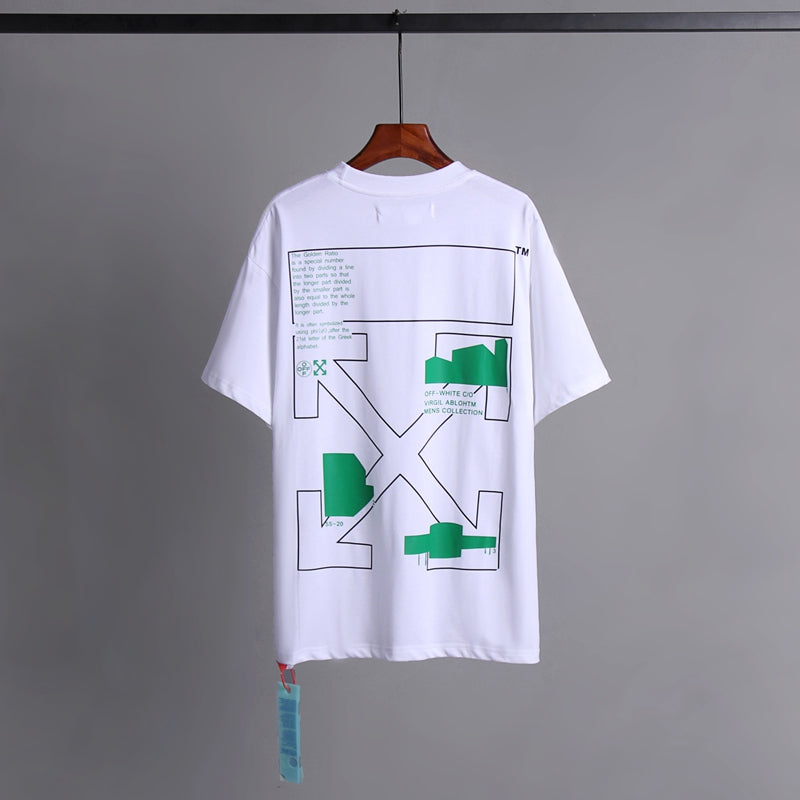 Off-white Men's and Women's Short-sleeved T-shirts