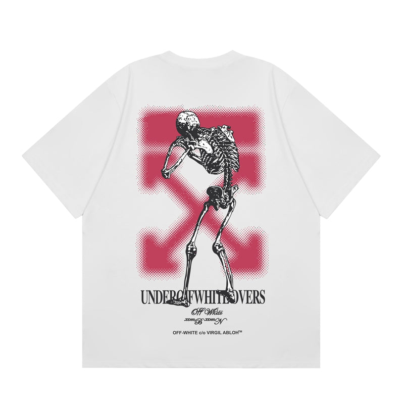 Off-white Men's and Women's Short-sleeved T-shirts