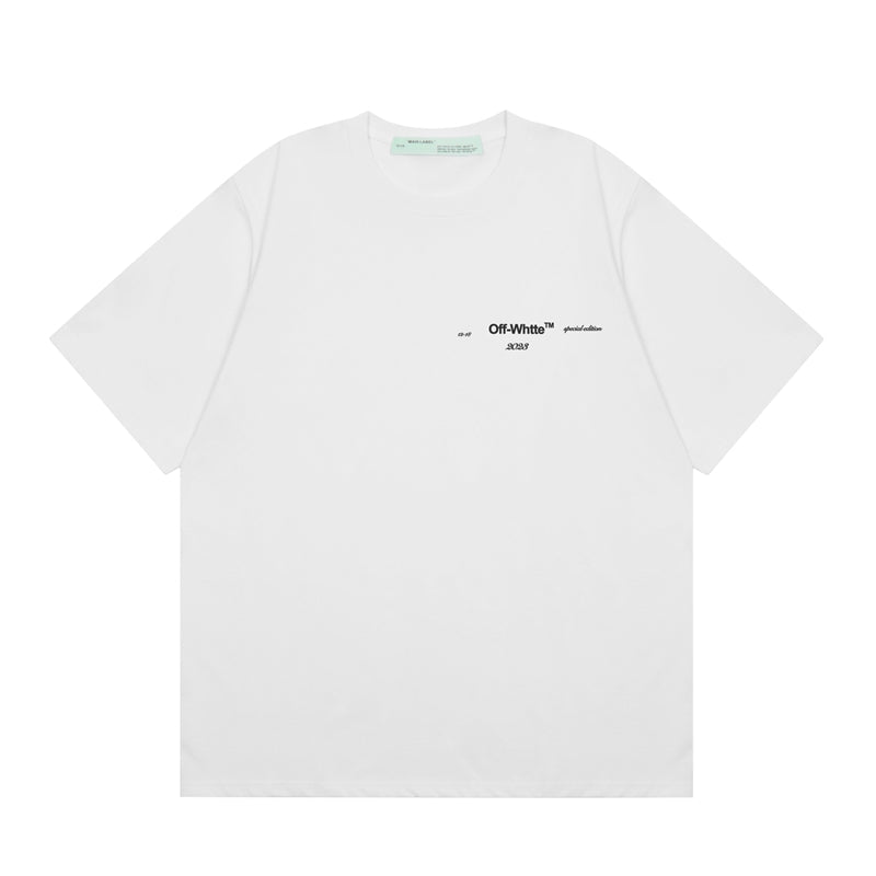 Off-white Men's and Women's Short-sleeved T-shirts