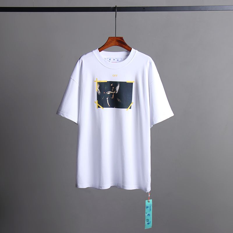 Off-white Men's and Women's Short-sleeved T-shirts