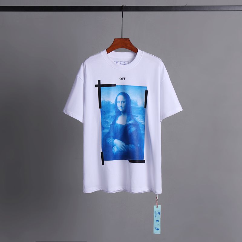 Off-white Men's and Women's Short-sleeved T-shirts