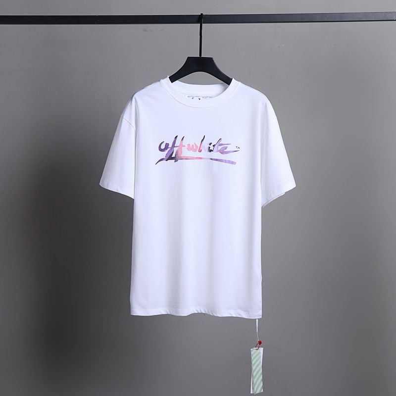 Off-white Men's and Women's Short-sleeved T-shirts