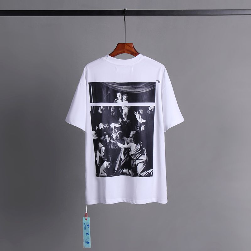 Off-white Men's and Women's Short-sleeved T-shirts