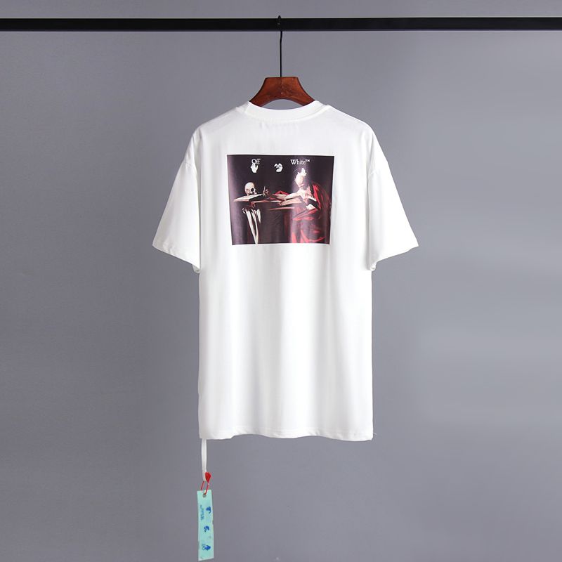 Off-white Men's and Women's Short-sleeved T-shirts