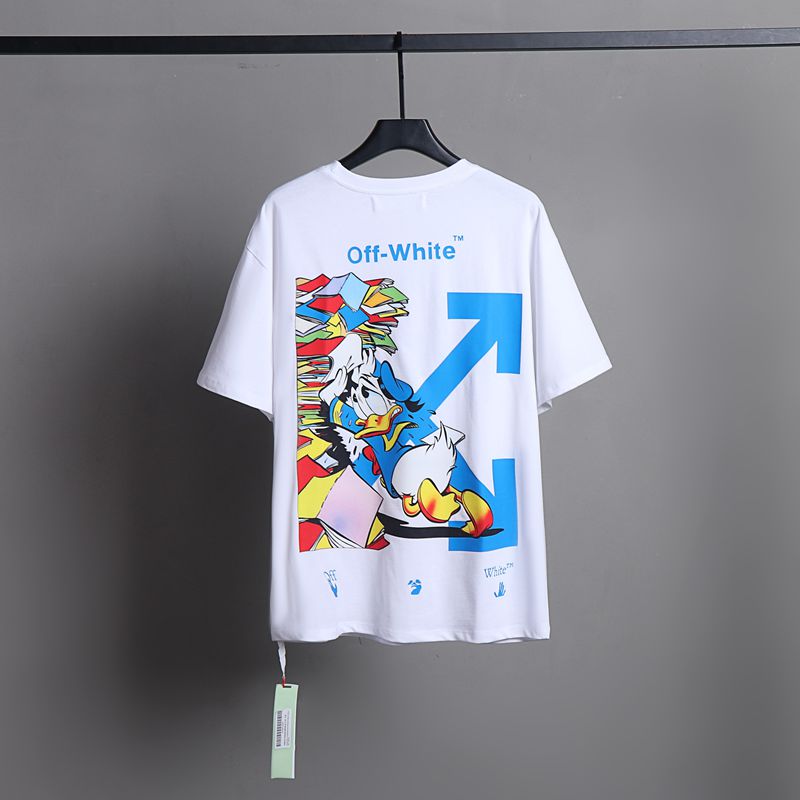 Off-white Men's and Women's Short-sleeved T-shirts