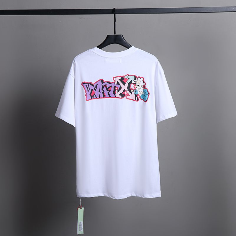 Off-white Men's and Women's Short-sleeved T-shirts