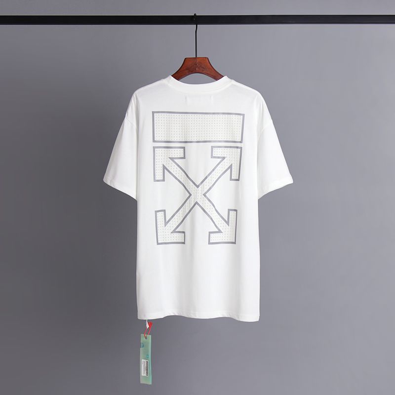 Off-white Men's and Women's Short-sleeved T-shirts