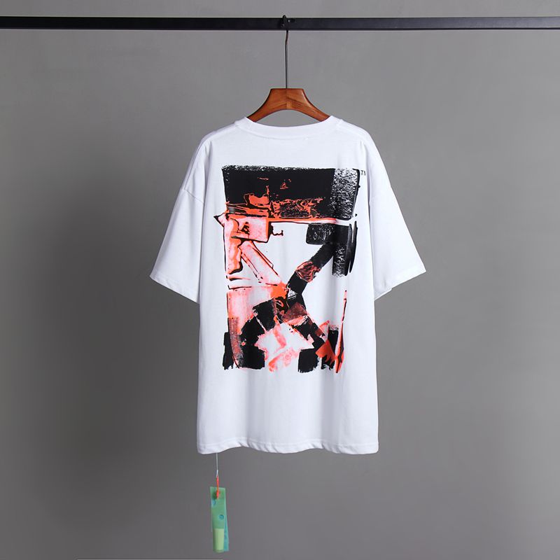 Off-white Men's and Women's Short-sleeved T-shirts