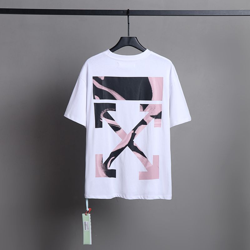 Off-white Men's and Women's Short-sleeved T-shirts