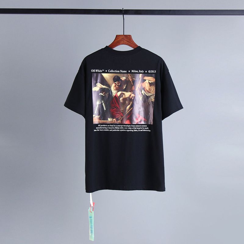 Off-white Men's and Women's Short-sleeved T-shirts
