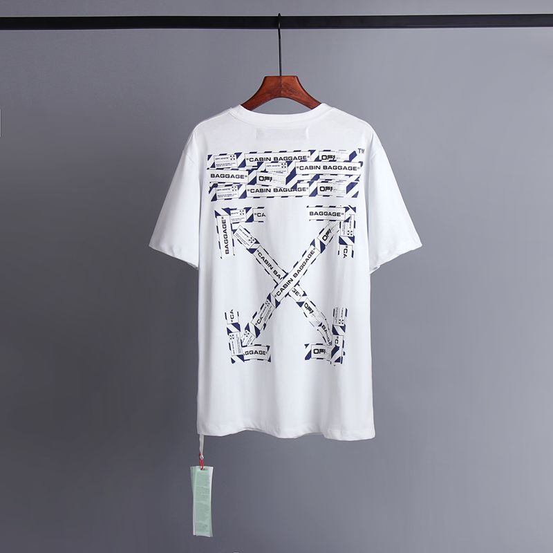 Off-white Men's and Women's Short-sleeved T-shirts