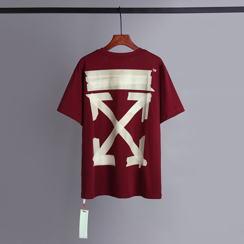 Off-white Men's and Women's Short-sleeved T-shirts