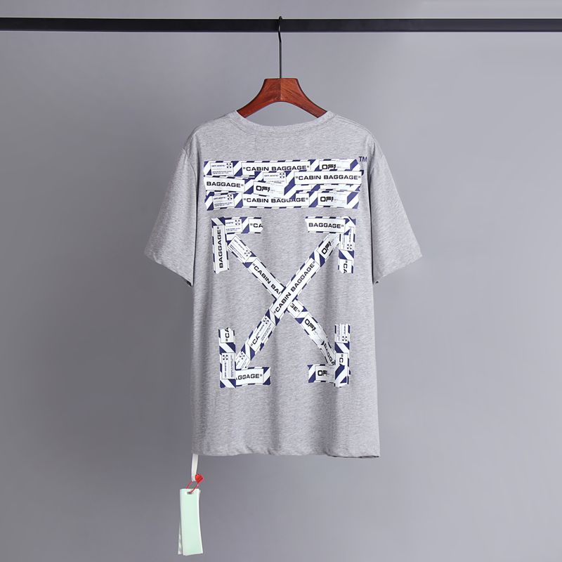 Off-white Men's and Women's Short-sleeved T-shirts