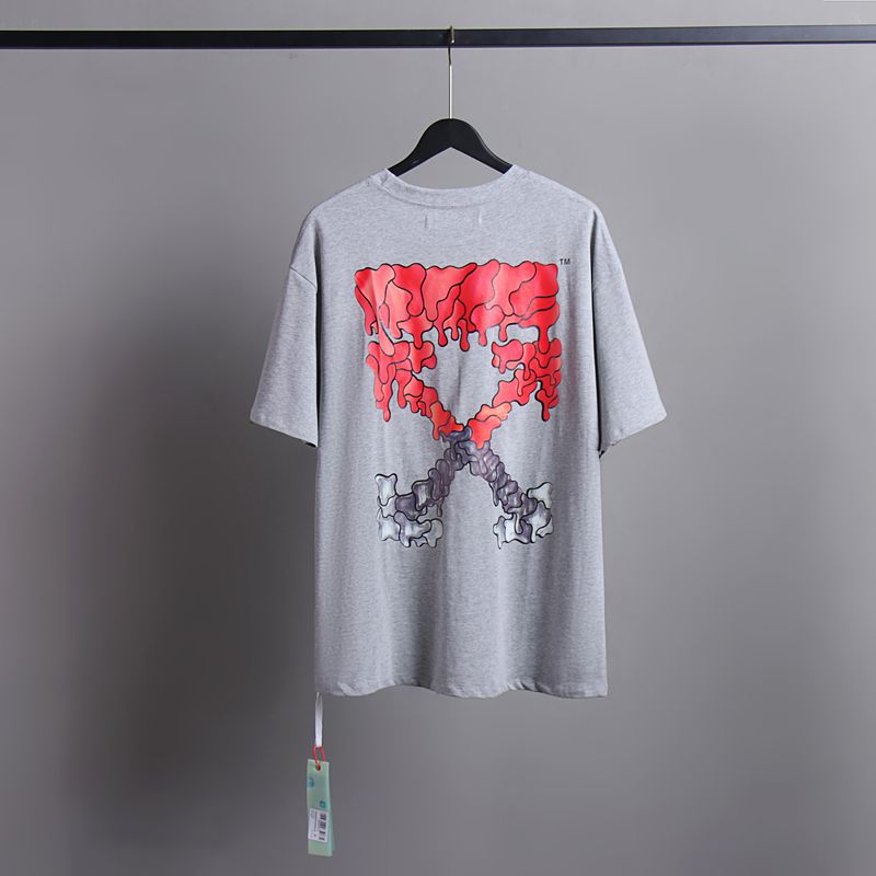 Off-white Men's and Women's Short-sleeved T-shirts