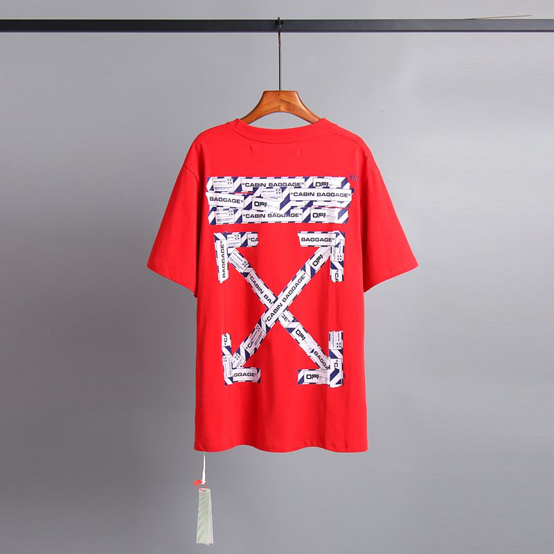 Off-white Men's and Women's Short-sleeved T-shirts
