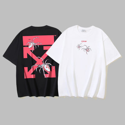 Off-white Men's and Women's Short-sleeved T-shirts