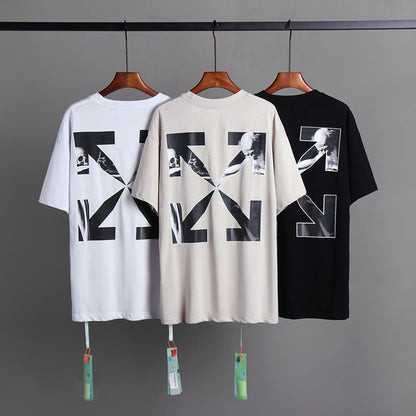 Off-white Men's and Women's Short-sleeved T-shirts