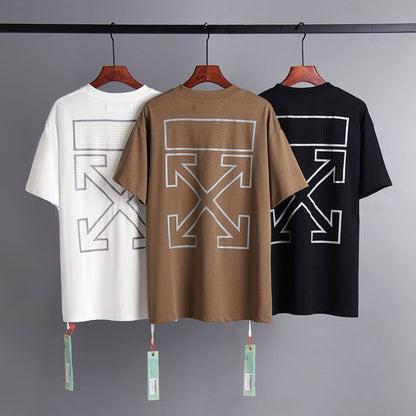 Off-white Men's and Women's Short-sleeved T-shirts
