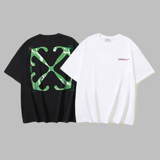 Off-white Men's and Women's Short-sleeved T-shirts