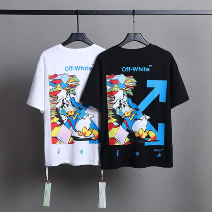 Off-white Men's and Women's Short-sleeved T-shirts