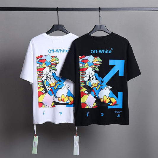 Off-white Men's and Women's Short-sleeved T-shirts