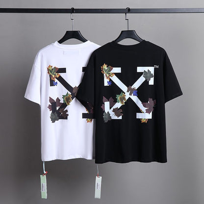 Off-white Men's and Women's Short-sleeved T-shirts