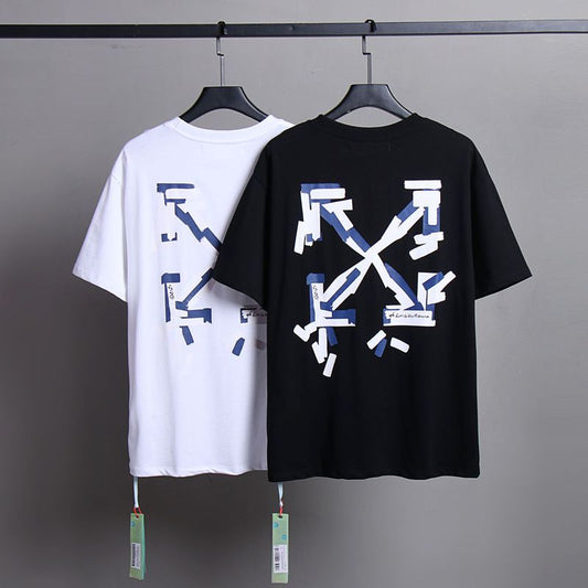 Off-white Men's and Women's Short-sleeved T-shirts
