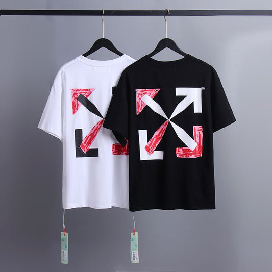 Off-white Men's and Women's Short-sleeved T-shirts