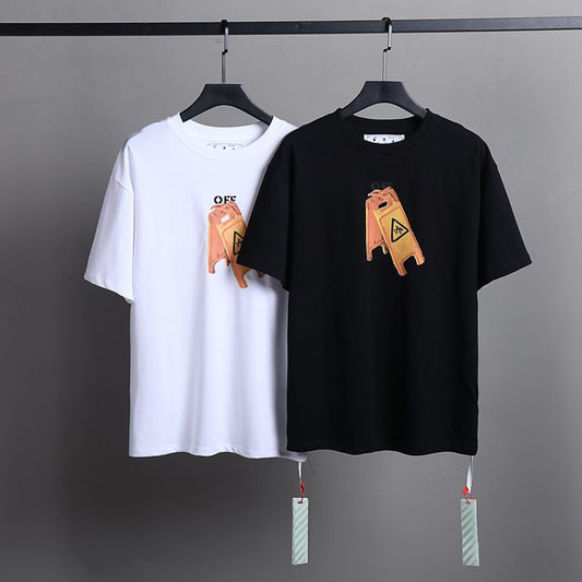 Off-white Men's and Women's Short-sleeved T-shirts