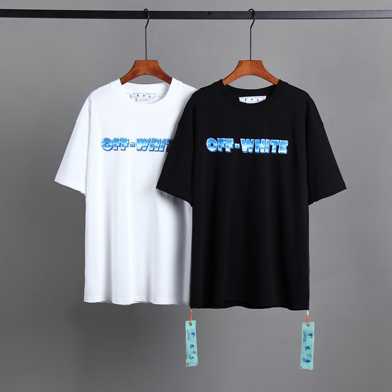 Off-white Men's and Women's Short-sleeved T-shirts