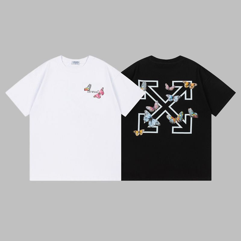 Off-white Men's and Women's Short-sleeved T-shirts