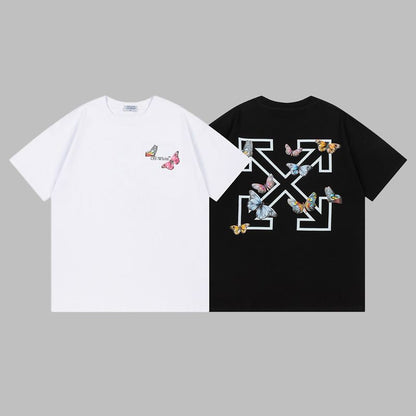 Off-white Men's and Women's Short-sleeved T-shirts