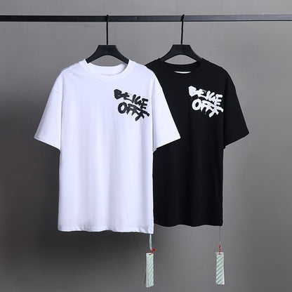 Off-white Men's and Women's Short-sleeved T-shirts