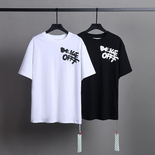 Off-white Men's and Women's Short-sleeved T-shirts