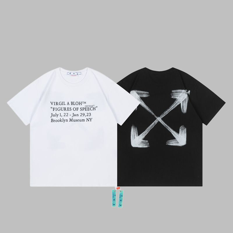 Off-white Men's and Women's Short-sleeved T-shirts
