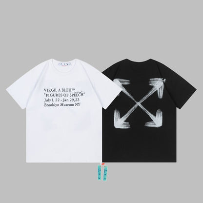 Off-white Men's and Women's Short-sleeved T-shirts